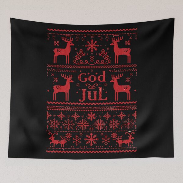 Item preview, Scandi Hygge Christmas Folk Pattern designed and sold by ChicTrendz.