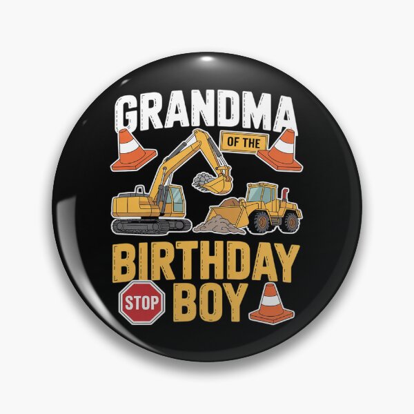 Item preview, Grandma of the Birthday Boy Construction Worker Bday Party  designed and sold by MicanCuteStore.