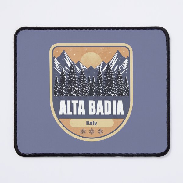 Item preview, Alta Badia Italy – Snowy Mountain Winter Badge designed and sold by CynthiaGraphics.