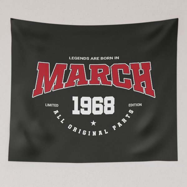Item preview, March legends 1968 designed and sold by HB Shirts.
