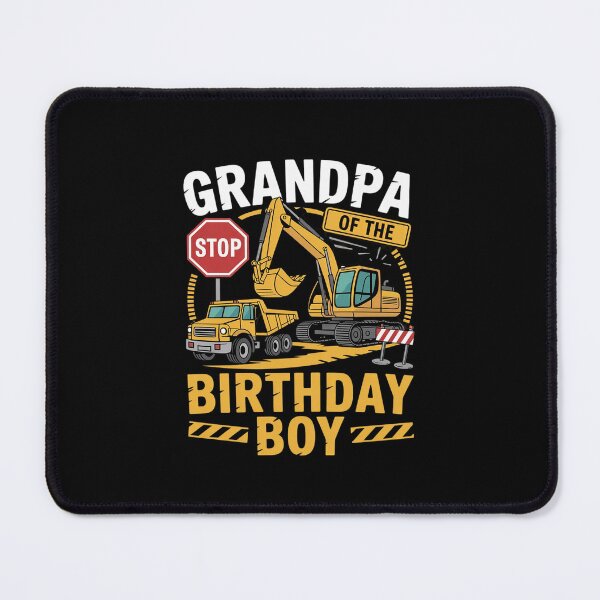 Item preview, Grandpa of the Birthday Boy Construction Worker Bday Party  designed and sold by MicanCuteStore.