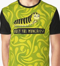 Obey The Munchies - Caterpillar Graphic T-Shirt