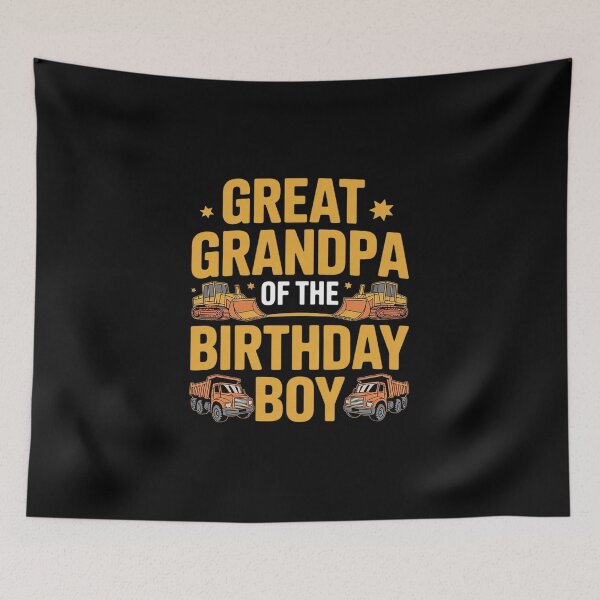 Item preview, Great Grandpa of the Birthday Boy Construction Worker Bday  designed and sold by MicanCuteStore.