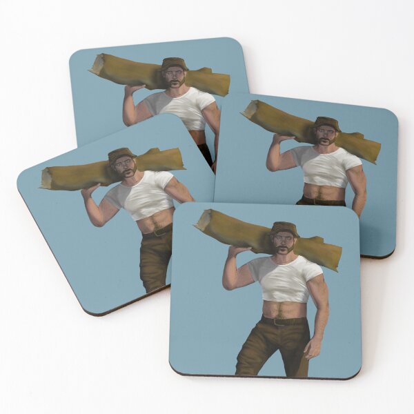Item preview, Captain John Price in crop top (blue background) designed and sold by DoodleSnake58.