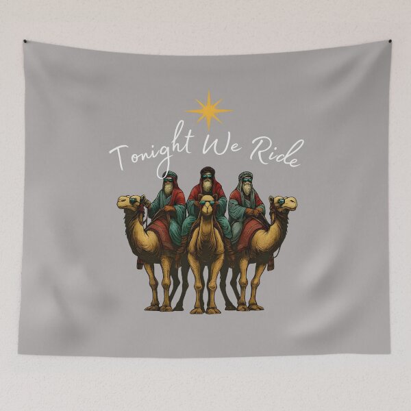 Item preview, Tonight We Ride Christmas, 3 Wise Men, Christian Christmas designed and sold by GreggRoss.