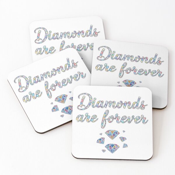 Item preview, Diamonds are forever quote designed and sold by Lia Vina.