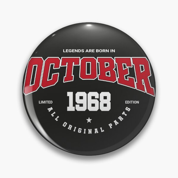 Item preview, October legends 1968 designed and sold by HB Shirts.