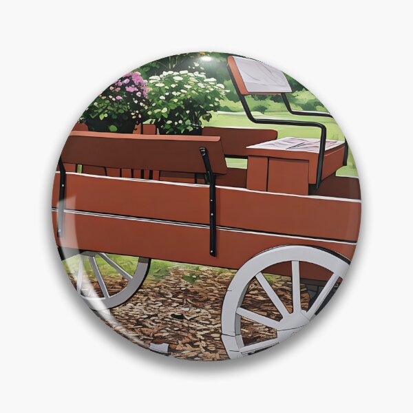 Item preview, Wagon with Mums designed and sold by tomorrowsart.
