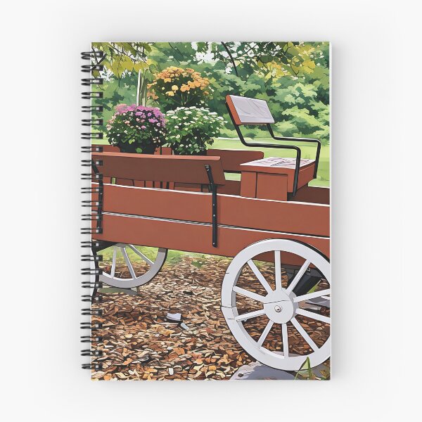 Item preview, Wagon with Mums designed and sold by tomorrowsart.
