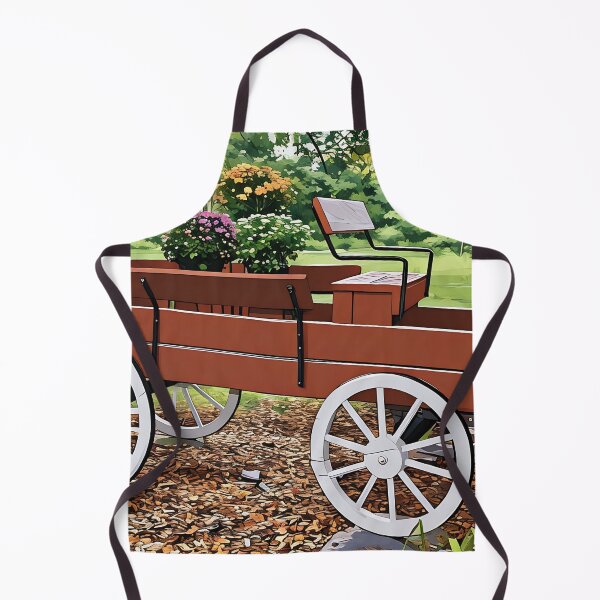 Item preview, Wagon with Mums designed and sold by tomorrowsart.