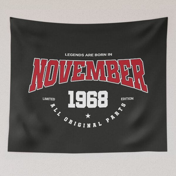 Item preview, November legends 1968 designed and sold by HB Shirts.