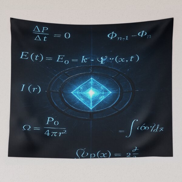 Item preview, Infinite Energy Core – Geometric Equation Sphere designed and sold by Thompika.