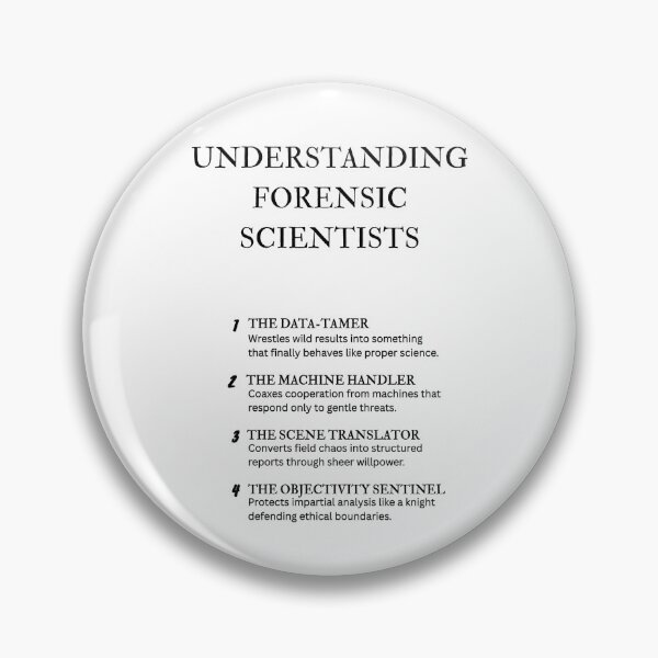 Item preview, Forensic Science Explained – Humor for Lab Professionals designed and sold by PsyFlow35.