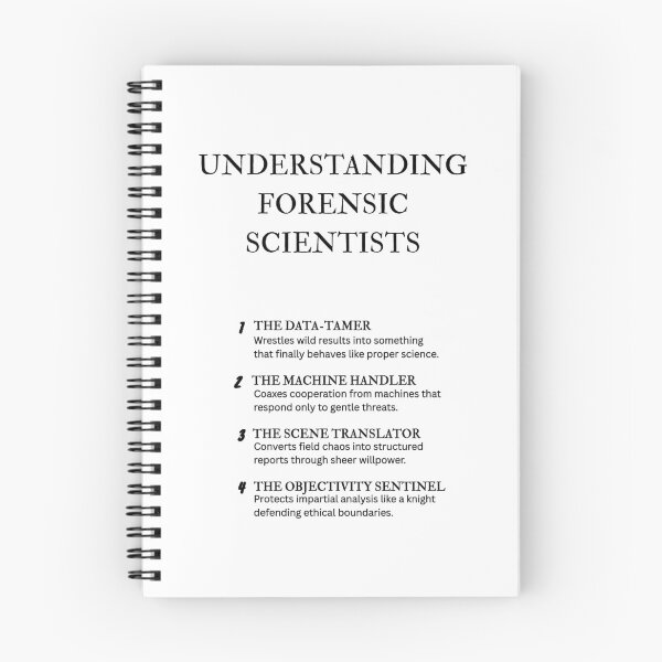 Item preview, Forensic Science Explained – Humor for Lab Professionals designed and sold by PsyFlow35.