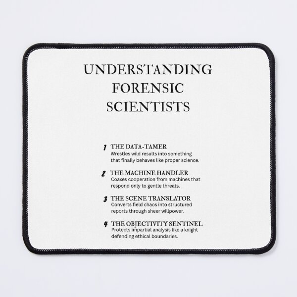 Item preview, Forensic Science Explained – Humor for Lab Professionals designed and sold by PsyFlow35.