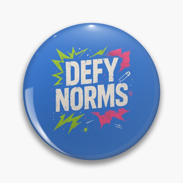 Item preview, Defy Norms Punk Grunge Graphic designed and sold by InkWeaveShop.