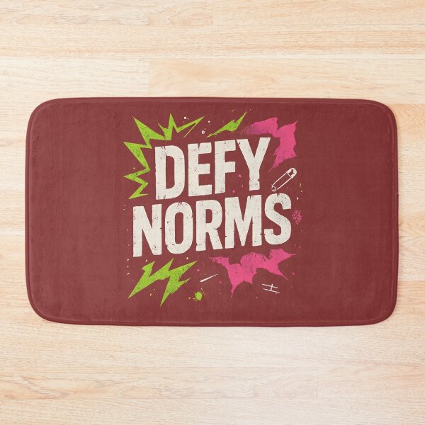 Item preview, Defy Norms Punk Grunge Graphic designed and sold by InkWeaveShop.
