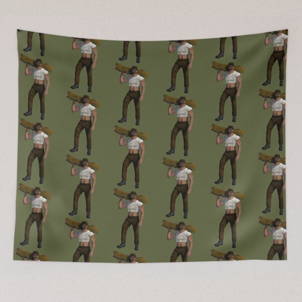 Item preview, Captain John Price in crop top (green background) designed and sold by DoodleSnake58.