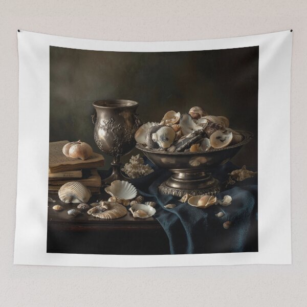 Item preview, Elegant seashells in Silver Bowl designed and sold by lautir.