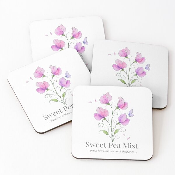 Item preview, Sweet Pea Mist – Botanical Illustration designed and sold by Sc8pe Studio.
