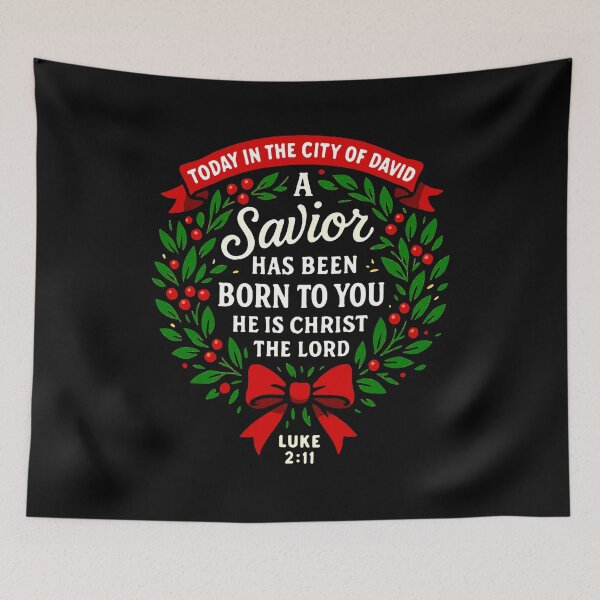 Item preview, Luke 2:11 Today in the city of David a Savior has been born to you designed and sold by plushism.