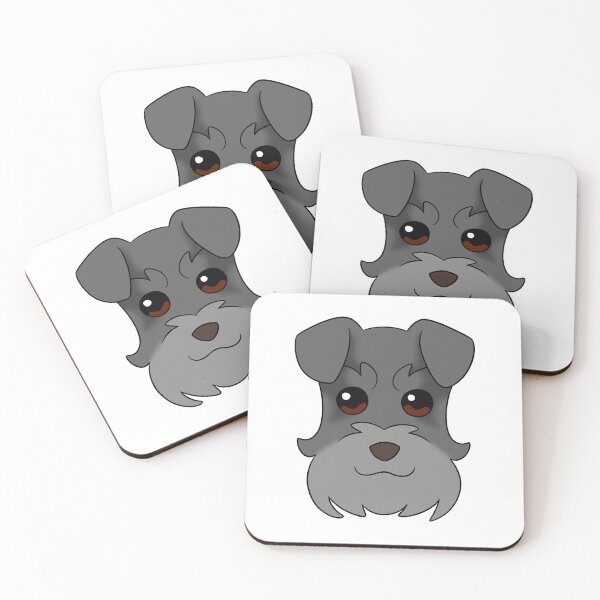 Item preview, Dark Grey Schnauzer Grey Snout designed and sold by OliRoseArt.