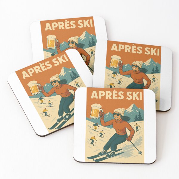 Item preview, Apres Ski Retro Beer designed and sold by BronxArtist.