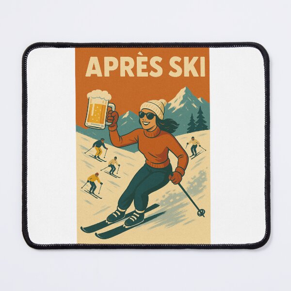 Item preview, Apres Ski Retro Beer designed and sold by BronxArtist.
