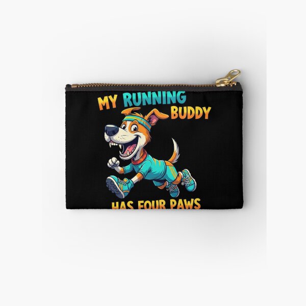 Item preview, Running Buddy Dog Design, Funny Canine Runner with Shoes and Headband Gift designed and sold by Design_Your_Day.
