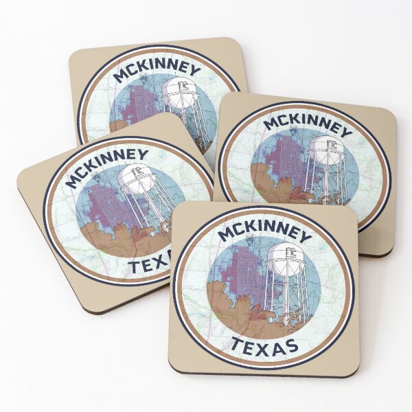 Item preview, Souvenir Map - McKinney Texas Water Tower designed and sold by Willz Designz.
