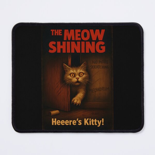 Item preview, The Meow Shining – Cat Horror Parody designed and sold by LuciaS.