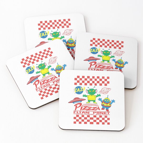 Item preview, Retro Space Alien Squad — Red and Black Checkerboard UFO Cartoon designed and sold by Colorful-Garden.