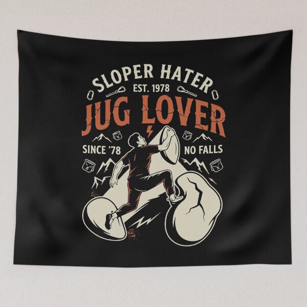Item preview, Sloper Hater Jug Lover No Falls Climbing designed and sold by LuminOrb.