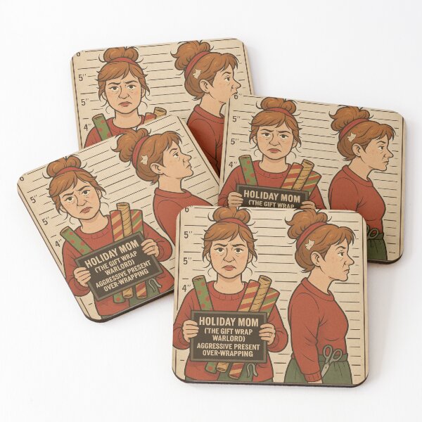 Item preview, Holiday Mom – The Gift Wrap Warlord designed and sold by Laughprints.