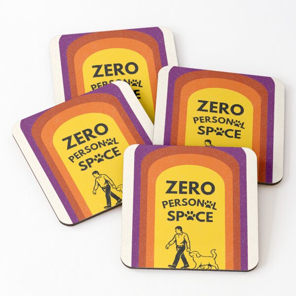 Item preview, Zero Personal Space - Funny Dog Lover Quote Design designed and sold by dbyjane.