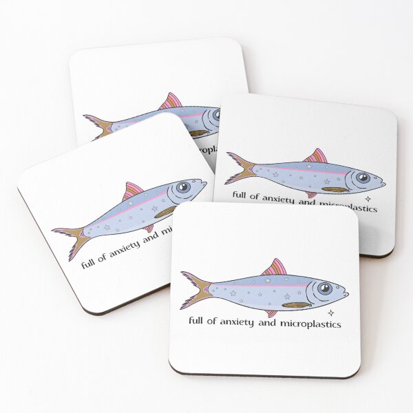 Item preview, Full Of Anxiety And Microplastics designed and sold by stephenflashart.