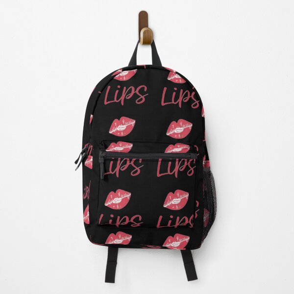 Item preview, Hand-Drawn Style Red Lips and Text."Luscious Red Lips: Pop Art Kiss Mark" designed and sold by ZyVoAli.