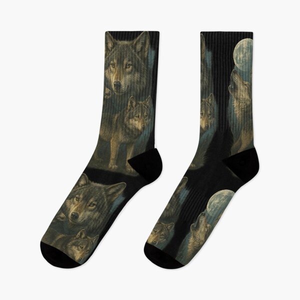 Item preview, Wolf Vintage Northern Wilderness designed and sold by Sturdust.