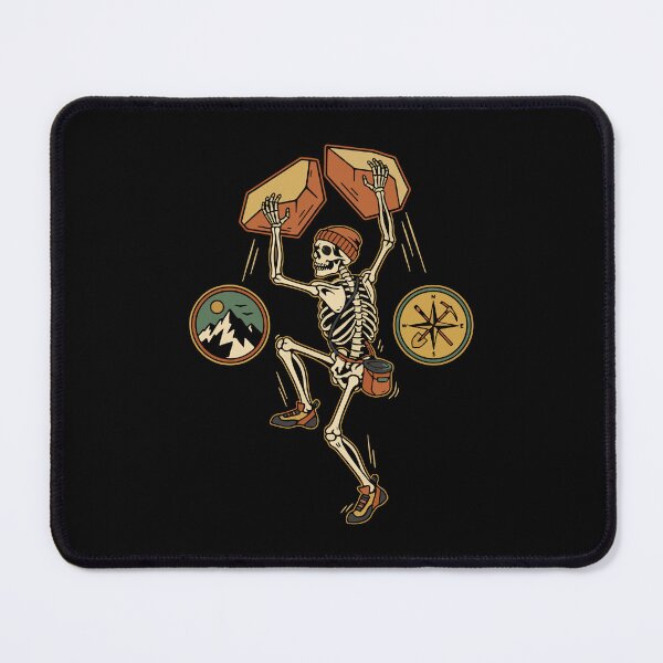 Item preview, Skeleton Climber Adventure Mountains Compass designed and sold by LuminOrb.