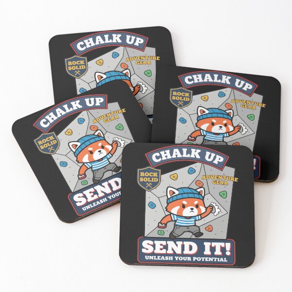 Item preview, Chalk Up Send It Unleash Your Potential Climbing designed and sold by LuminOrb.