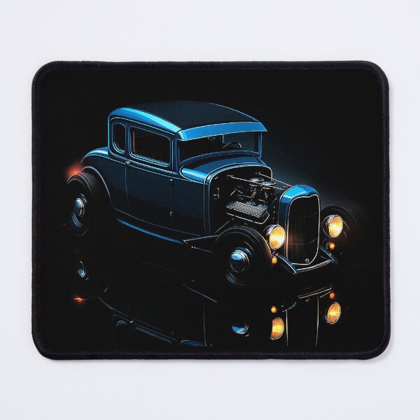 Item preview, Blue 1930s Ford Hot Rod Coupe – Classic Car Artwork designed and sold by Stinky Lincy's Apparel Company.