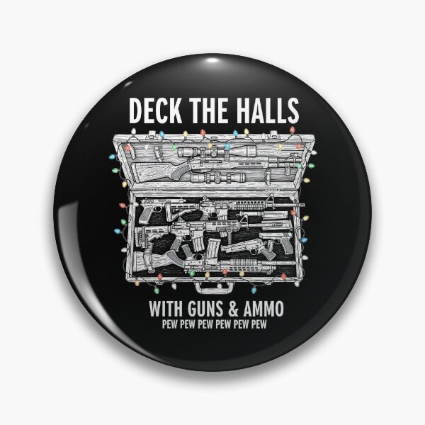 Item preview, Deck The Halls with Guns & Ammo designed and sold by gear-posters.