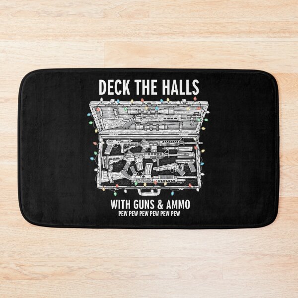 Item preview, Deck The Halls with Guns & Ammo designed and sold by gear-posters.