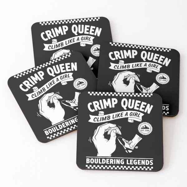 Item preview, Crimp Queen Climb Like A Girl Bouldering Legends designed and sold by LuminOrb.
