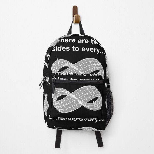 Item preview, Funny Nerdy There are Two Sides to Every Mobius Strip Nevermind Math Teacher Black Text designed and sold by MathWare MathClips.