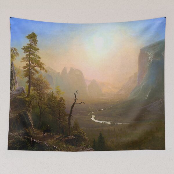Item preview, Albert Bierstadt - Yosemite Valley Glacier Point Trail designed and sold by Jon-Baran.