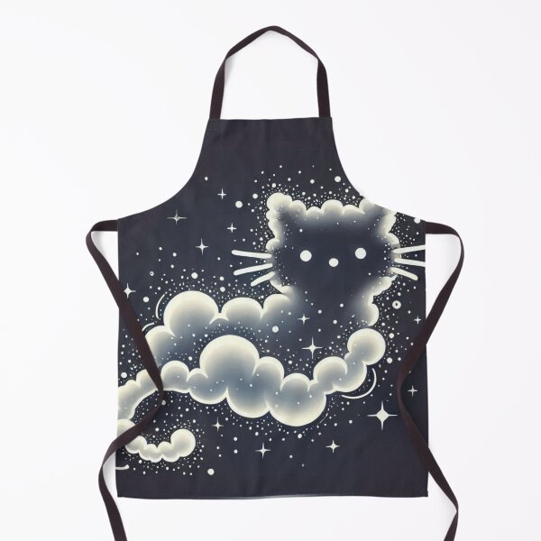 Item preview, Celestial Cloud Cat Constellation Spirit Art designed and sold by BigBlueArt.