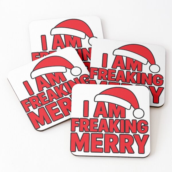 Item preview, I Am Freaking Merry Funny Sarcastic Christmas designed and sold by SpeakingPrint2.