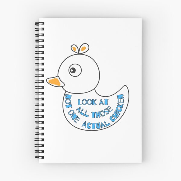 Item preview, Look at All Those Chickens… and Not One Actual Chicken  Funny Meme Sticker designed and sold by Ditstyle.