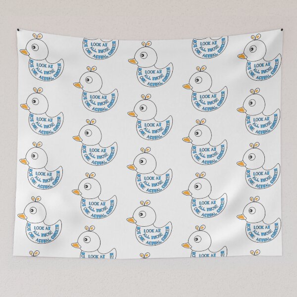 Item preview, Look at All Those Chickens… and Not One Actual Chicken  Funny Meme Sticker designed and sold by Ditstyle.
